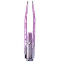 La-tweez Tweezers Purple Ombre + Diamond Dust Tip