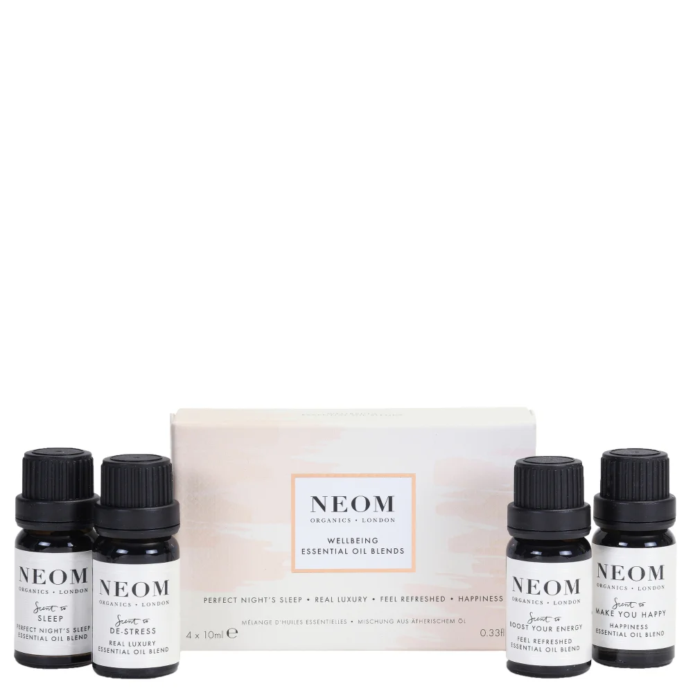 Neom Organics London Gifting & Accessories Wellbeing Essential Oil Blends 4 x 10ml Image 1