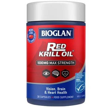 Bioglan Red Krill Oil Max Strength 1000mg Capsules x 30