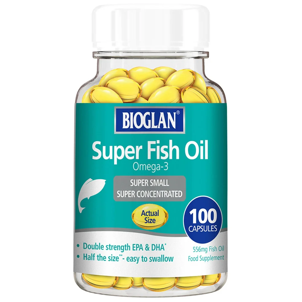 Bioglan Super Fish Oil Super Concentrated Omega-3 Capsules x 100 Image 1