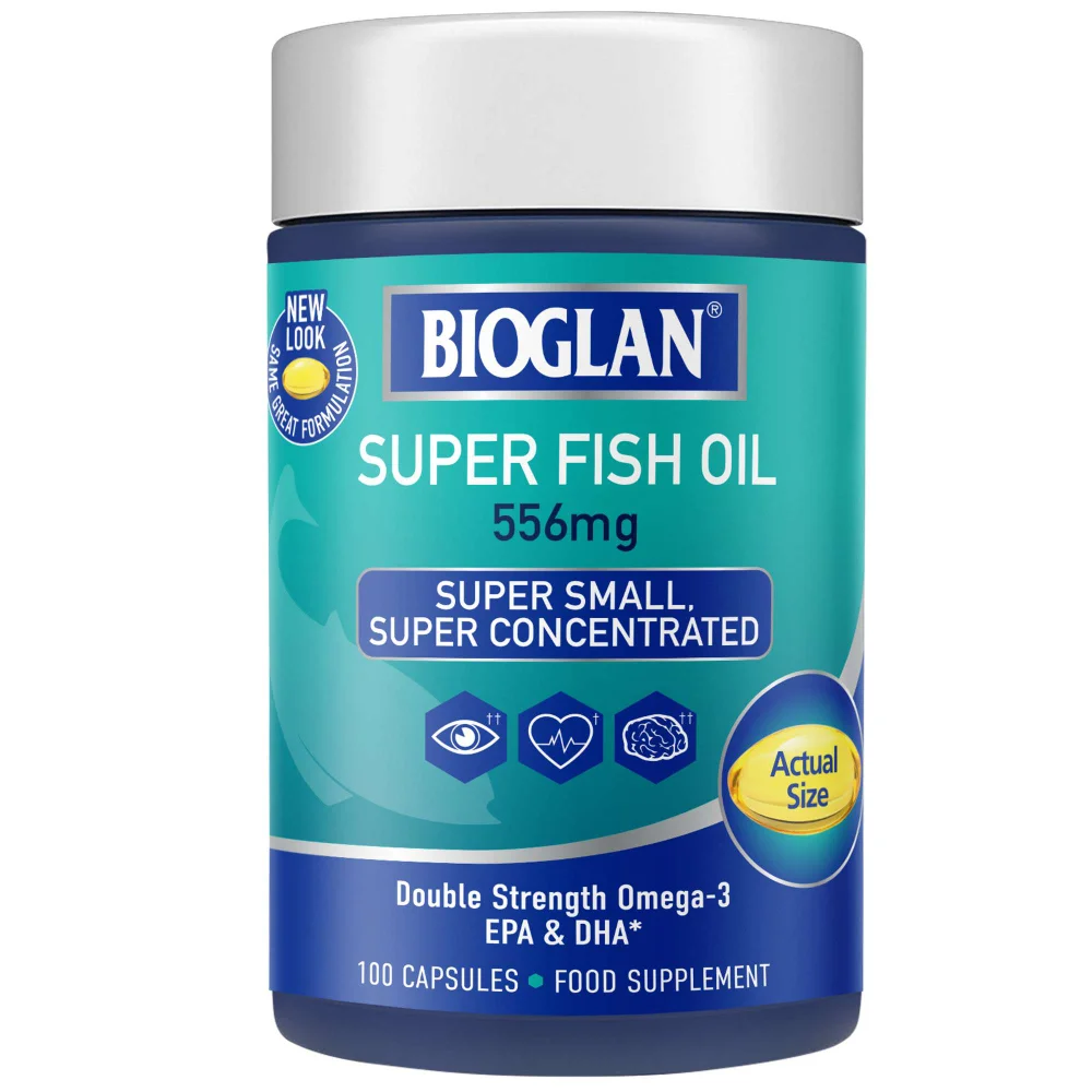 Bioglan Super Fish Oil Super Concentrated Omega-3 Capsules x 100 Image 1