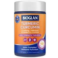 Bioglan Active Curcumin High Strength Turmeric 12,640 MG x 30 Tablets