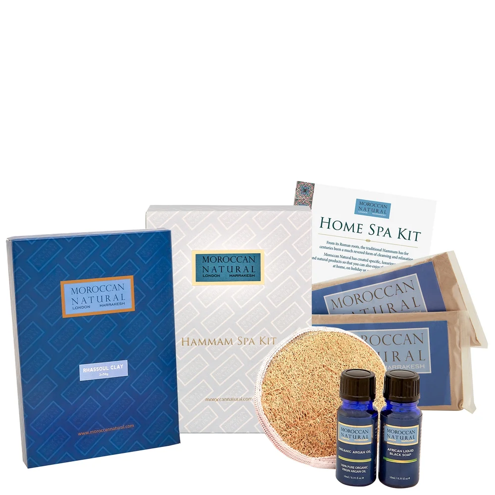Moroccan Natural Organic Home Spa Kit - Hamam Style Image 1