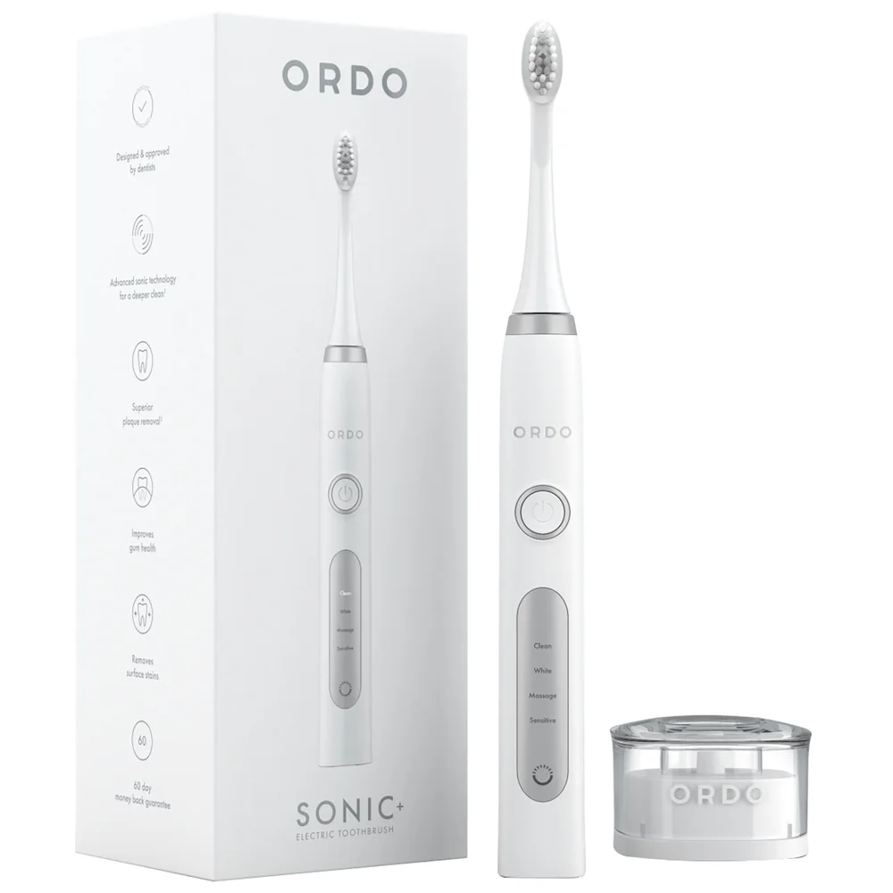 Ordo Sonic+ White Silver Electric Toothbrush Image 1