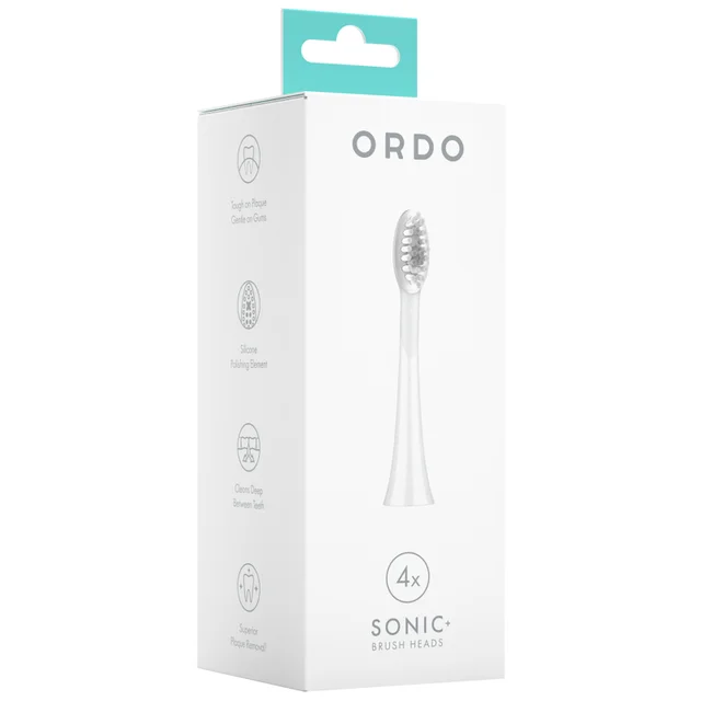 Ordo Brush Heads White Silver x 4