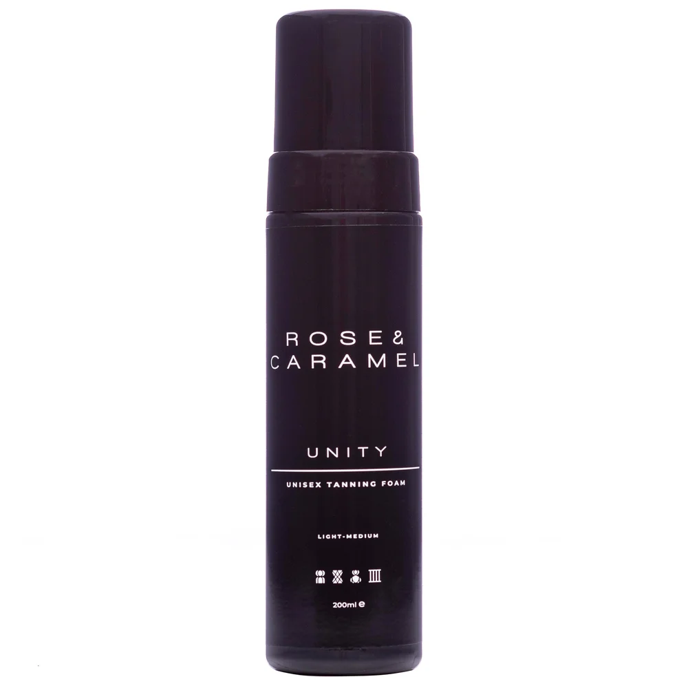 Rose & Caramel Unity Tanning Foam Light/Medium 200ml Image 1