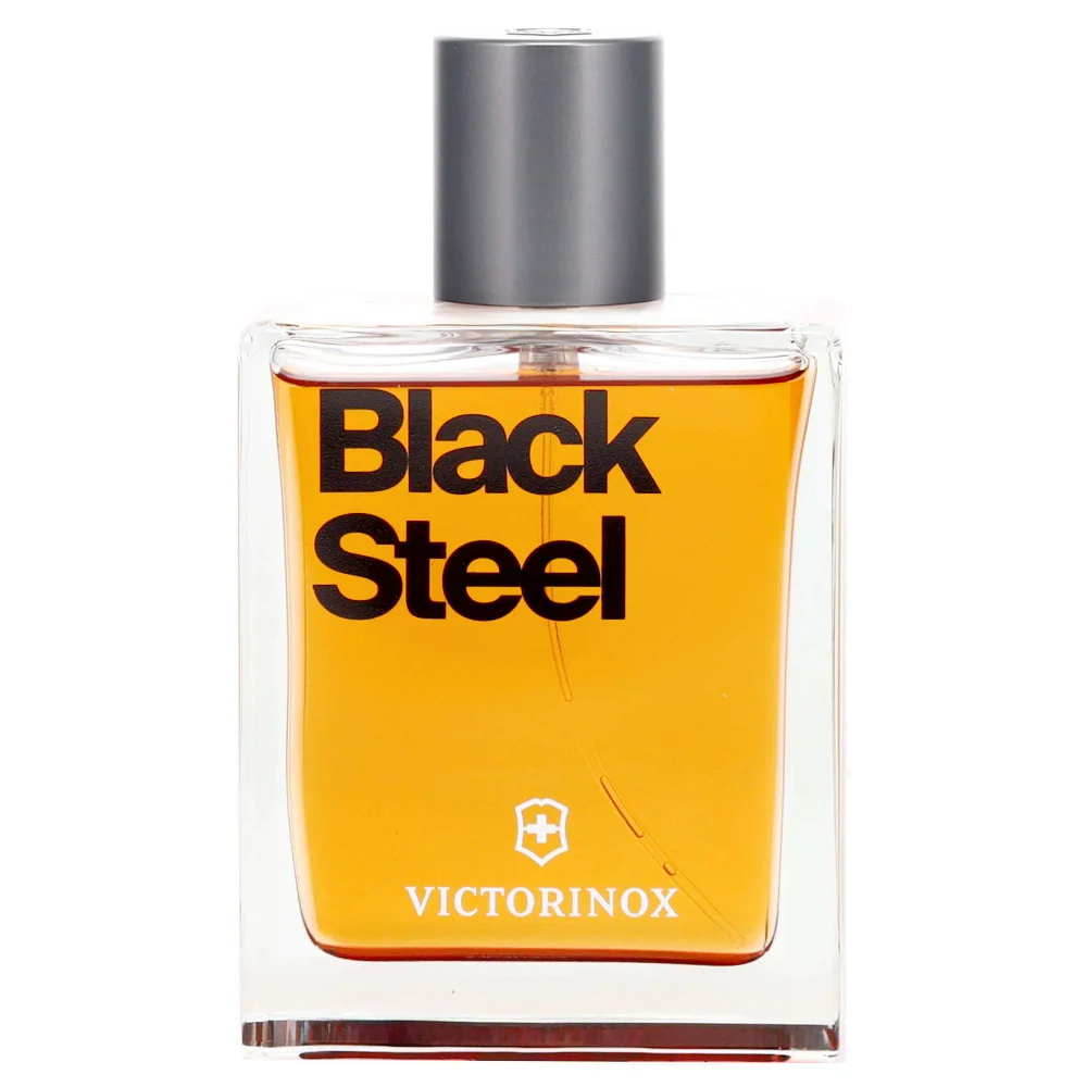 Victorinox Swiss Army Black Steel Eau de Toilette Spray 100ml Image 1