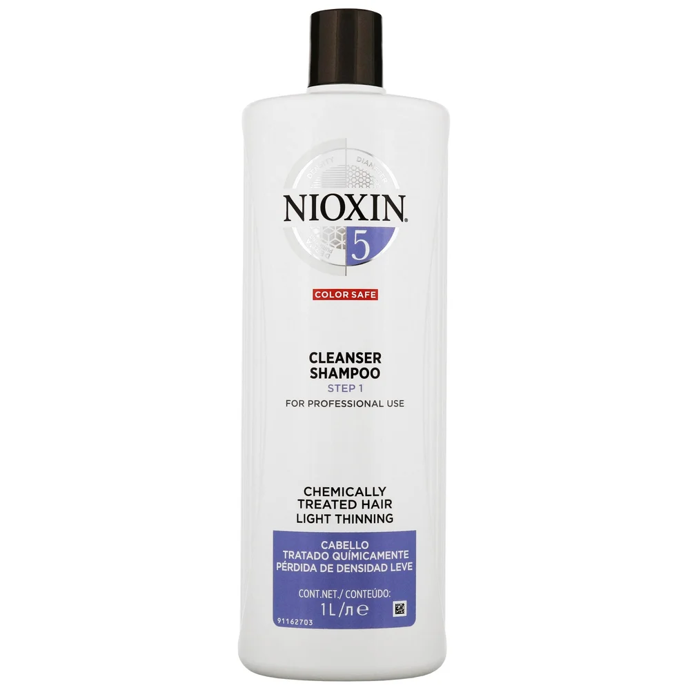 NIOXIN 3D Care System System 5 Step 1 Cleanser Shampoo: For Chemically Treated Hair With Light Thinning 1000ml Image 1