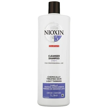NIOXIN 3D Care System  System 5 Step 1 Cleanser Shampoo: For Chemically Treated Hair With Light Thinning 1000ml