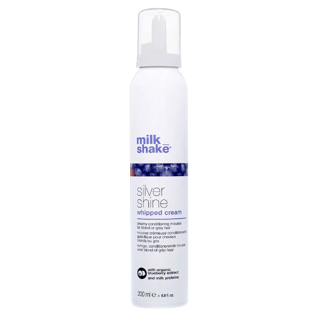milk_shake Silver Shine Whipped Cream Leave-In Conditioner 200ml Image 1