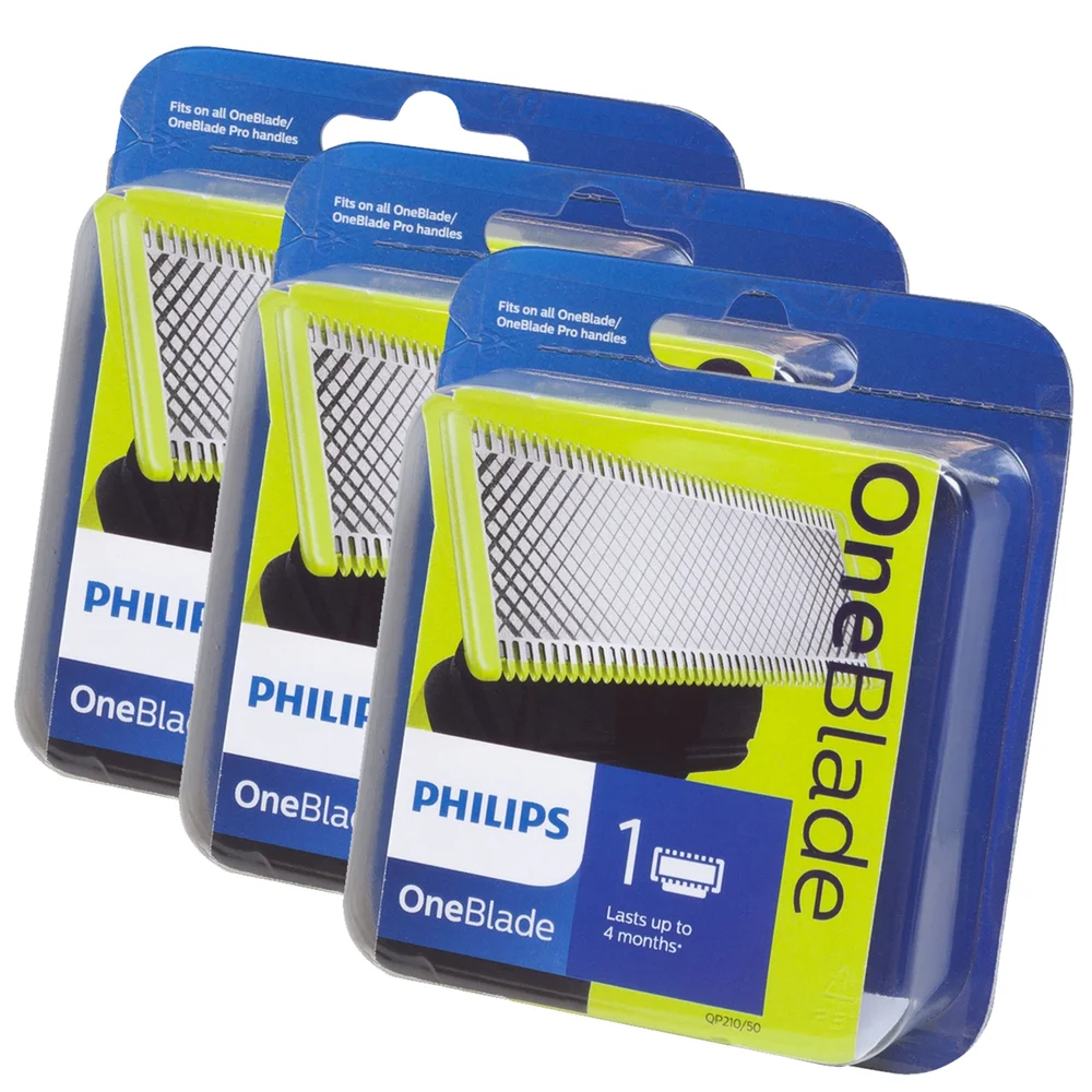 Philips OneBlade Replacement Blade QP210/50 x 3 Image 1