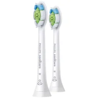 Philips Toothbrush Heads Sonicare W2 Optimal White Standard Sonic Toothbrush Heads White x 2 HX6062/12
