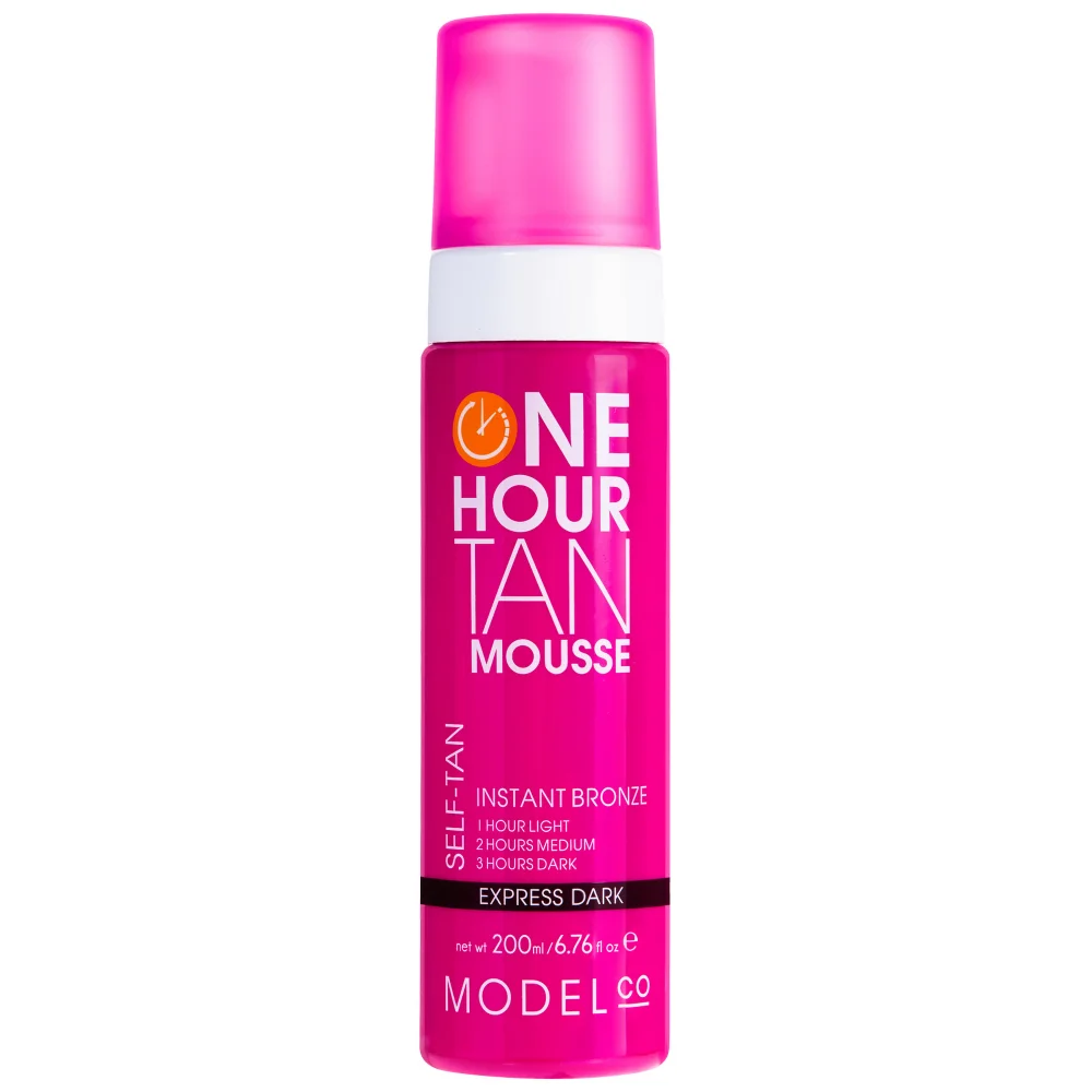 ModelCo Tanning One Hour Tan Mousse Instant Bronze Express Dark 200ml Image 1