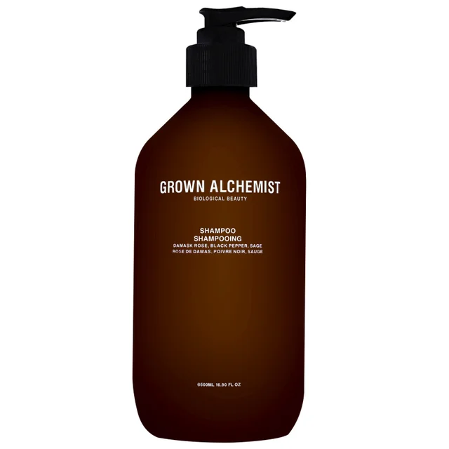 Grown Alchemist Haircare Damask Rose, Black Pepper & Sage Shampoo 500ml
