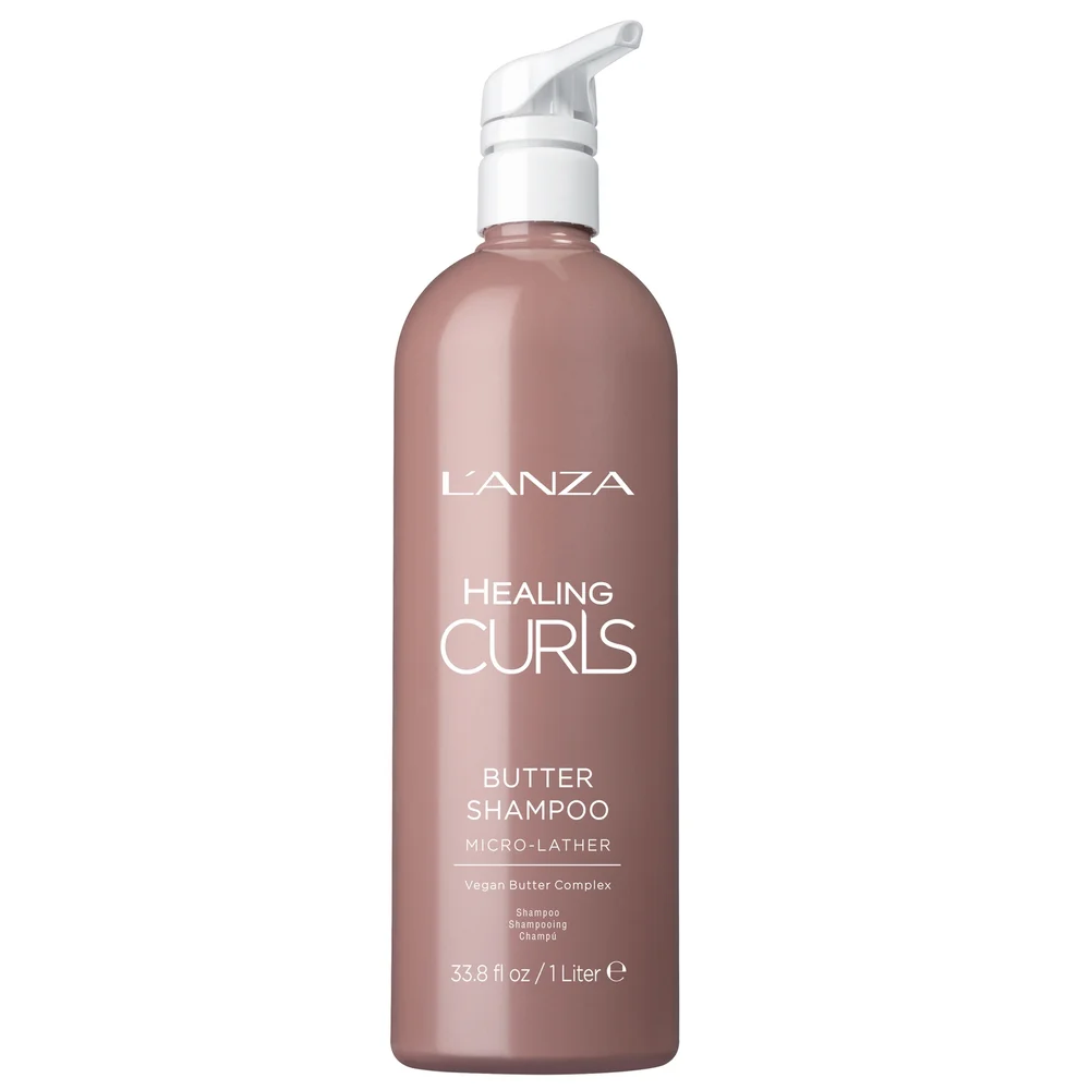 L'Anza Healing Curls Butter Shampoo 1000ml Image 1