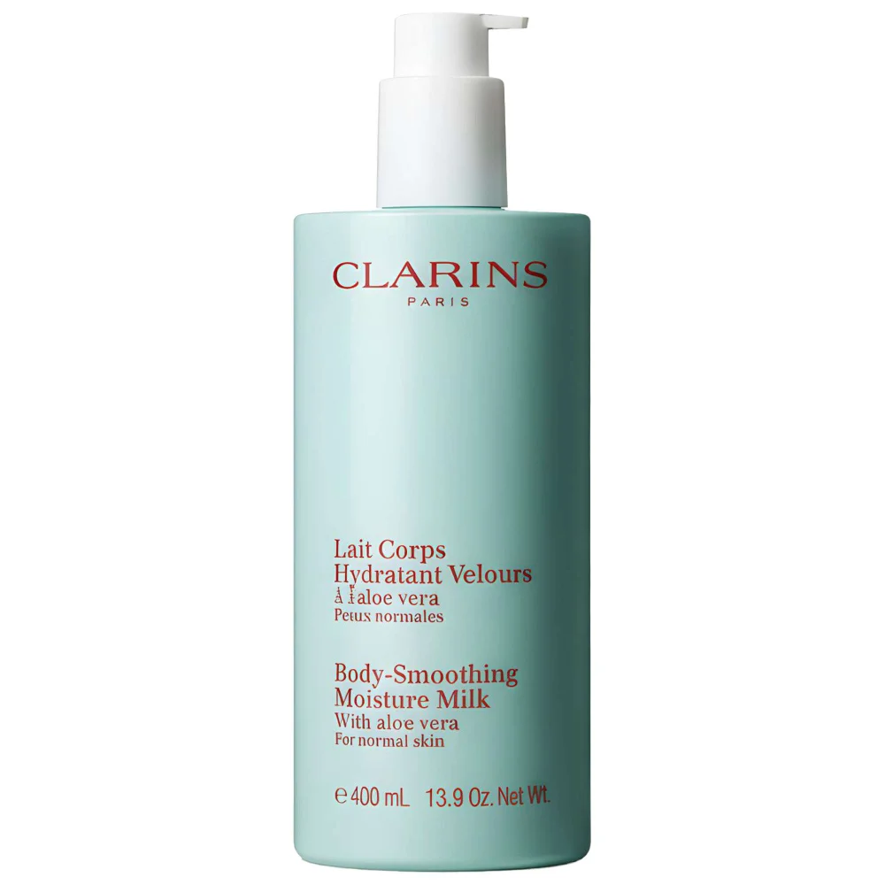 Clarins Body-Smoothing Moisture Milk with Aloe Vera 400ml / 13.9 oz. Image 1