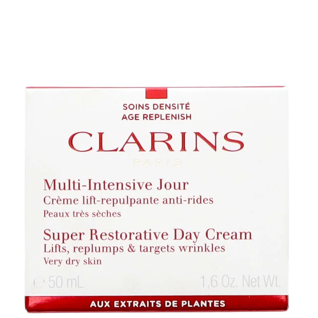 Clarins Super Restorative Multi-Intensive Jour Day Cream for Very Dry Skin 50ml / 1.6 fl.oz.