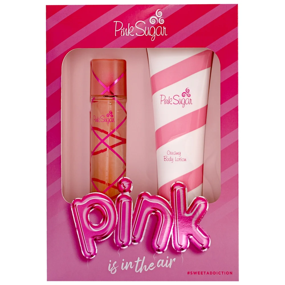 Aquolina Pink Sugar Eau de Toilette Spray 100ml Gift Set Image 1