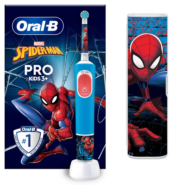 Oral B Kids Electric Toothbrush Spiderman Giftset - Vitality PRO