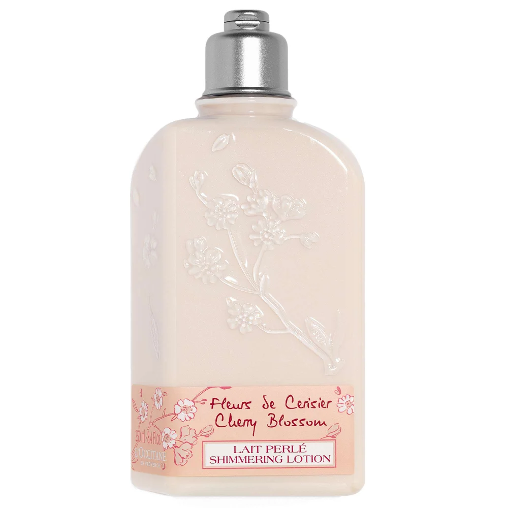 L'OCCITANE Cherry Blossom Shimmering Body Lotion 250ml Image 1
