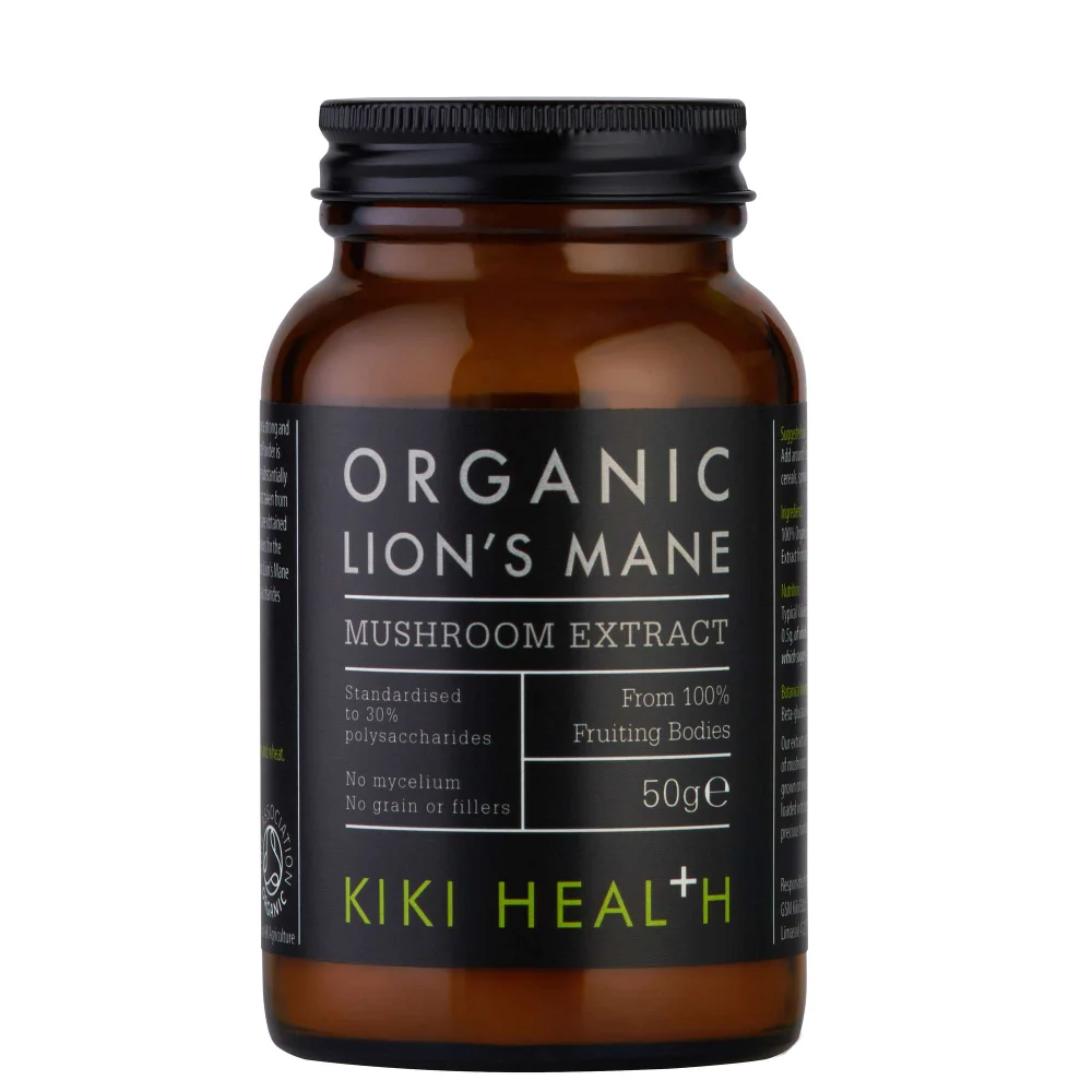 KIKI Health Immune Health Lion's Mane Mushroom Extract Powder 50g Image 1