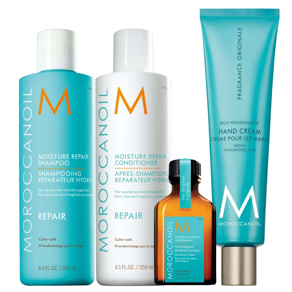 Moroccanoil Gifts & Sets Moisture Repair Shampoo & Conditioner with FREE Gifts (Worth £72.15) Image 1