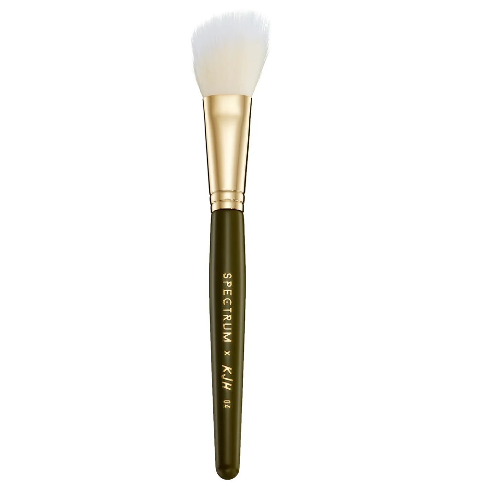 Spectrum Katie Jane Hughes 04 Pro Duo Fibre Angled Foundation Makeup Brush Image 1