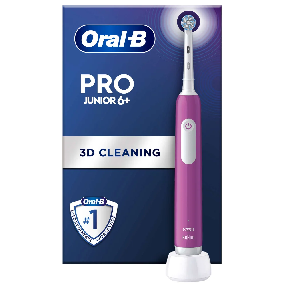 Oral- Pro Junior Purple Electric Toothbrush For Ages 6+ Image 1