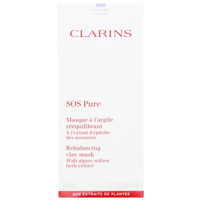 Clarins SOS Masks Pure Rebalancing Clay Mask 75ml