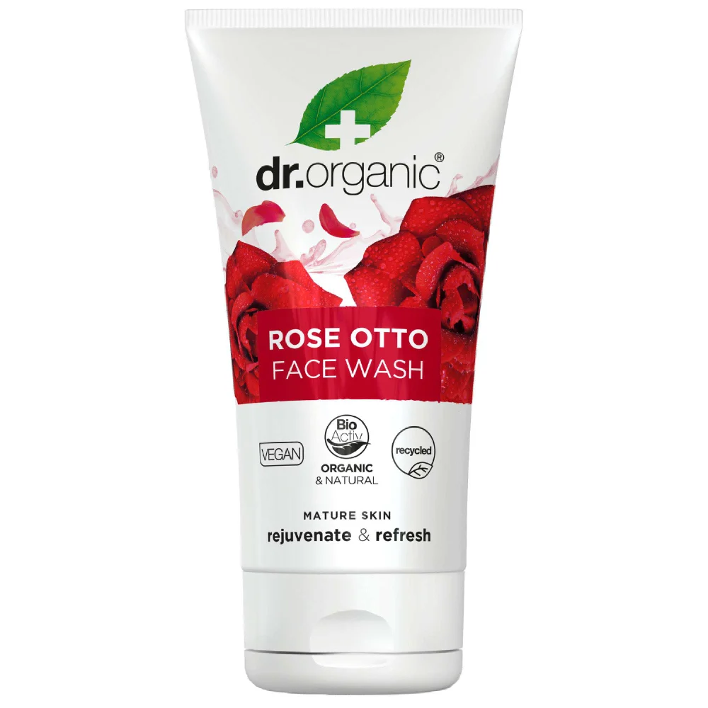 dr.organic Rose Otto Face Wash 150ml Image 1