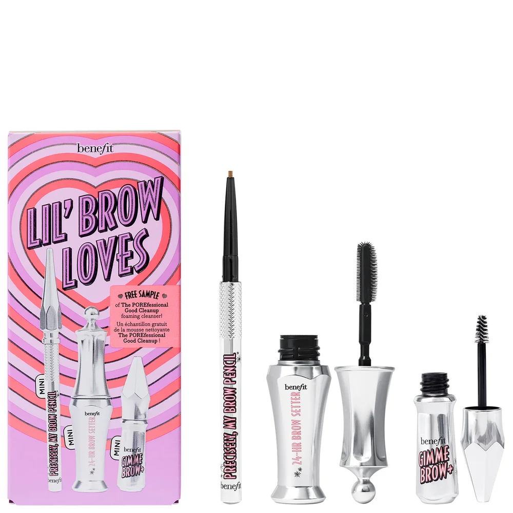 benefit Makeup Kits Lil' Brow Loves Mini Brow Set Shade 2 Warm Golden Blonde (Worth £40.68) Image 1