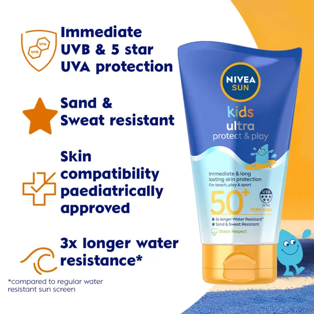 Nivea Sun Kids Protect & Care Ultra Protect & Play SPF50+ Lotion 150ml