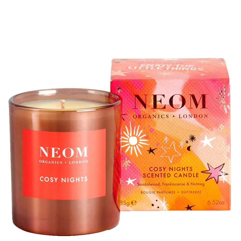 Neom Wellbeing London Scent To De-Stress Cosy Nights 1 Wick Candle 185g Image 1