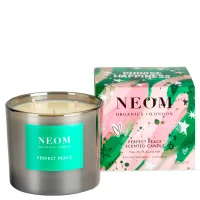 Neom Wellbeing London Scent To Make You Happy Perfect Peace 3 Wick Candle 420g