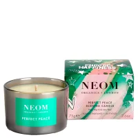 Neom Wellbeing London Christmas 2023 Scent To Make You Happy Perfect Peace Travel Candle 75g
