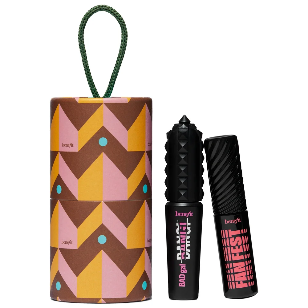 benefit Christmas 2023 BANGin Lash Fest Badgal Bang & Fan Fest Mascara Gift Set (Worth £27) Image 1