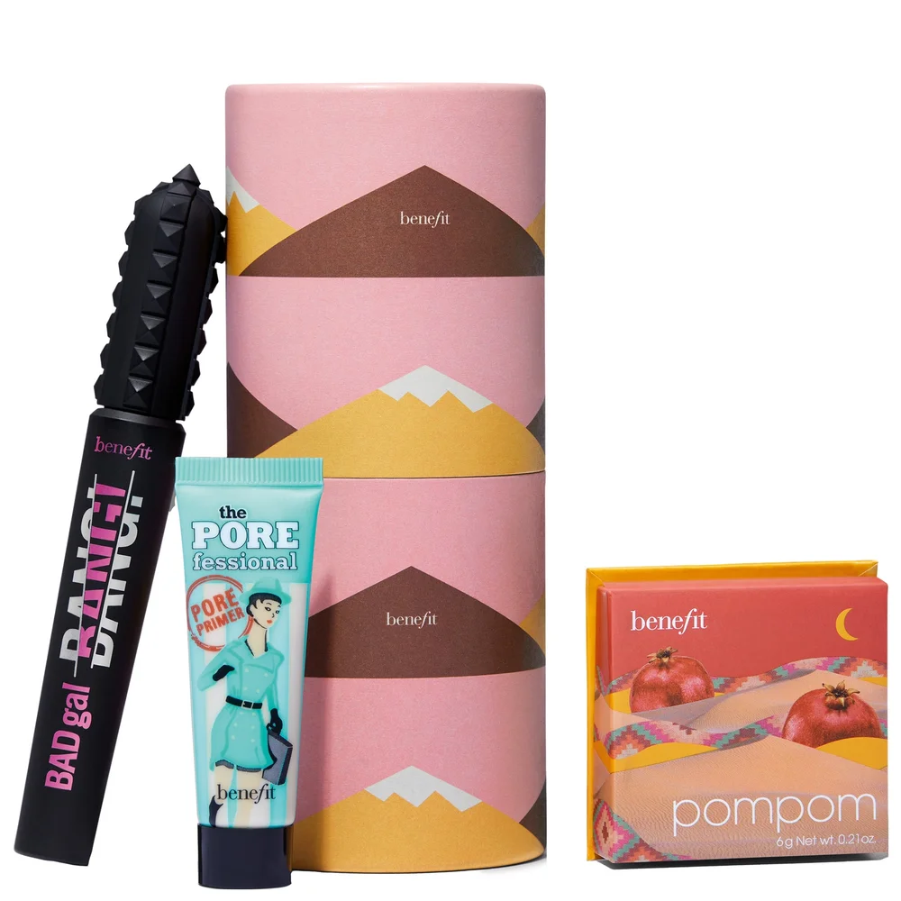 benefit Gifts & Sets BADgal Season Badgal Bang Mascara, Porefessional Primer & Blush Gift Set (Worth £74) Image 1