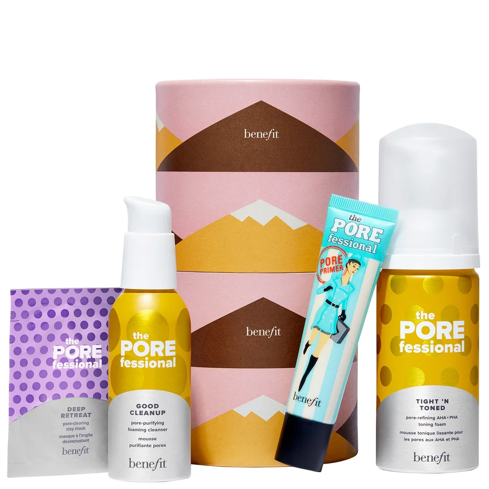 benefit Gifts & Sets Holiday Pore Score Pore Minimising Cleanser, Toner & Porefessional Primer Gift Set (Worth £64.33) Image 1