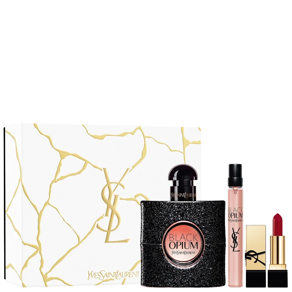 Yves Saint Laurent Black Opium Eau de Parfum Spray 50ml Gift Set Image 1