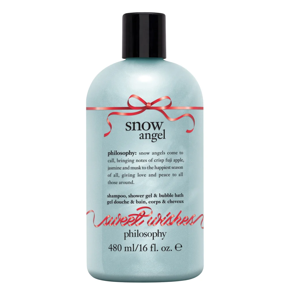 philosophy Christmas 2023 Snow Angel Shower Gel & Bubble Bath 480ml Image 1