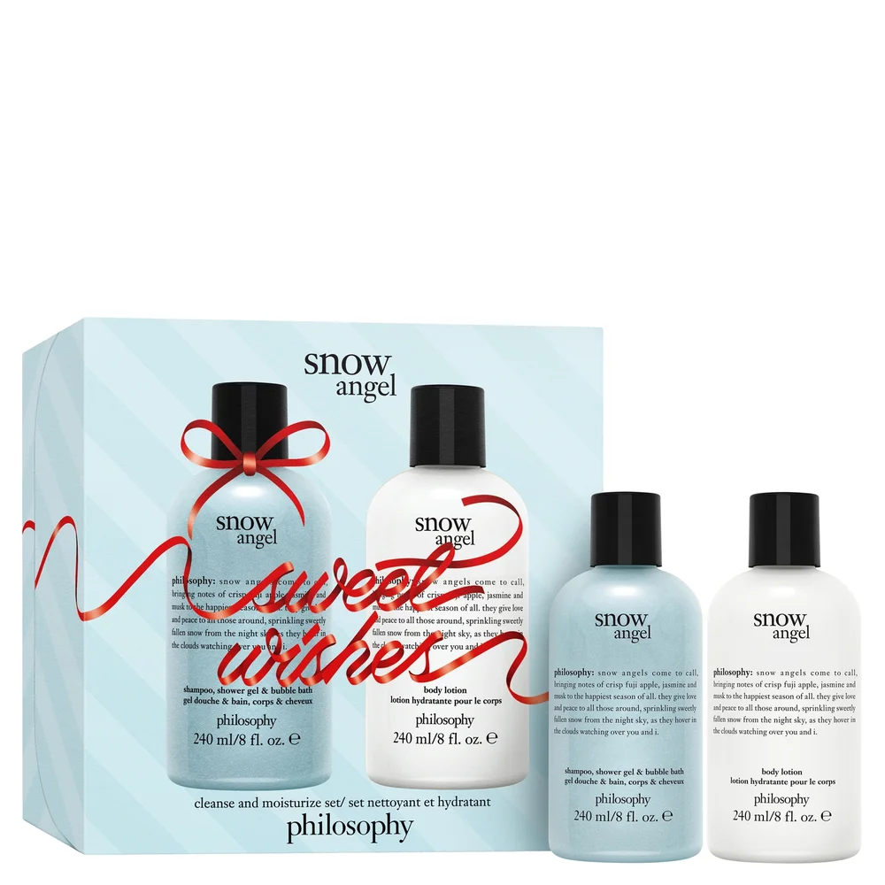 philosophy Christmas 2023 Snow Angel Cleanse & Moisturise Giftset Image 1