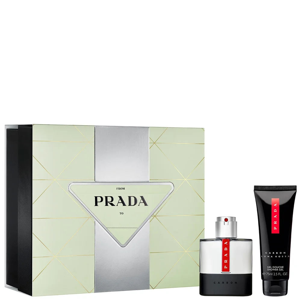 Prada Luna Rossa Carbon Eau de Toilette Spray 50ml Gift Set Image 1