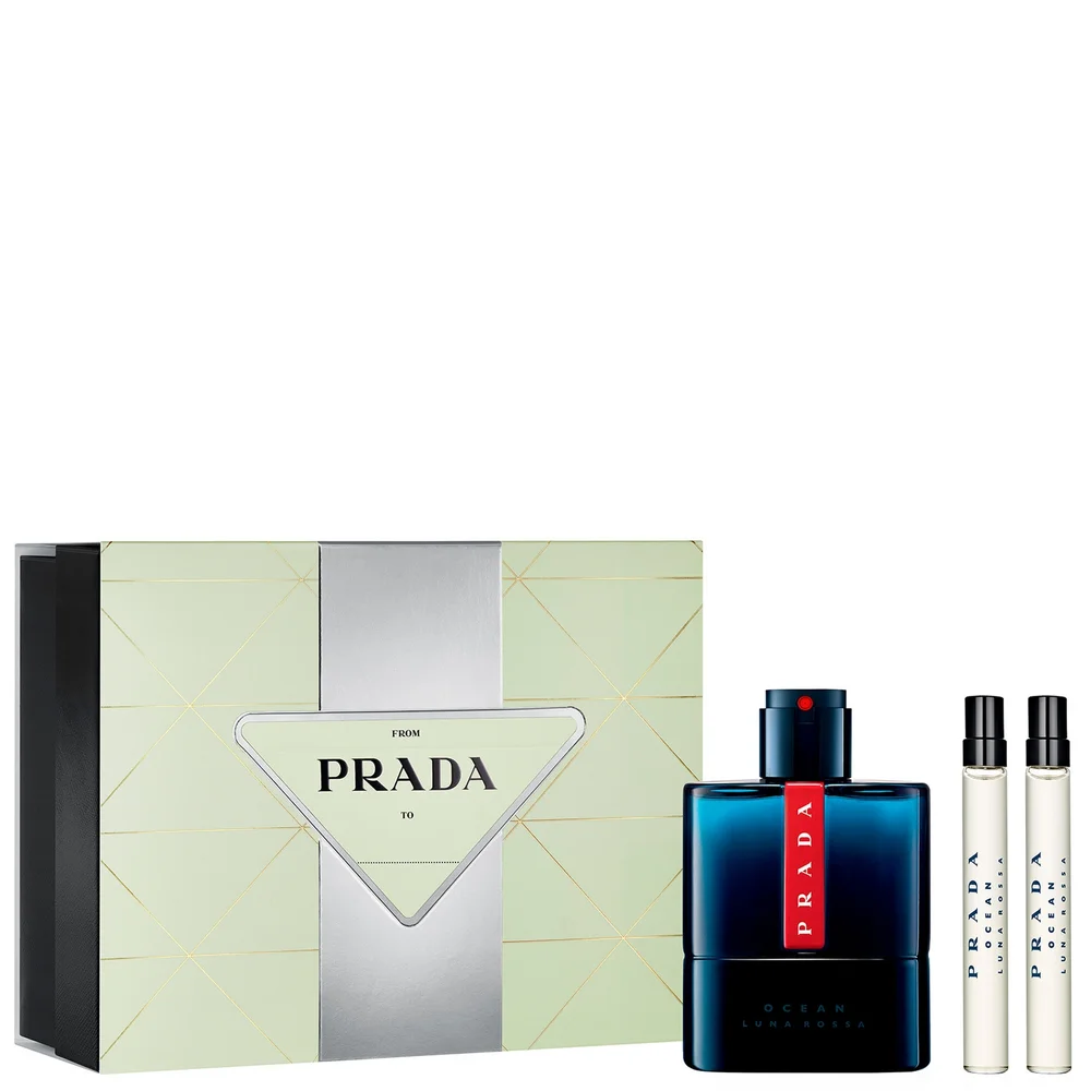 Prada Luna Rossa Ocean Eau de Toilette Spray 100ml Gift Set Image 1