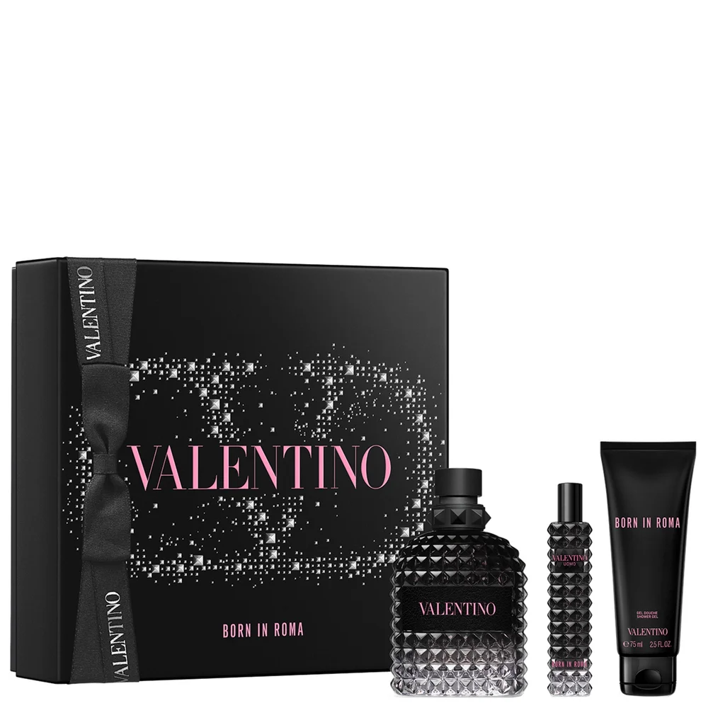 Valentino Christmas 2023 Born In Roma Uomo Eau de Parfum Spray 100ml Gift Set Image 1