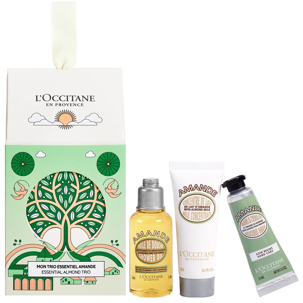L'OCCITANE Christmas 2023 Essential Almond Trio Image 1