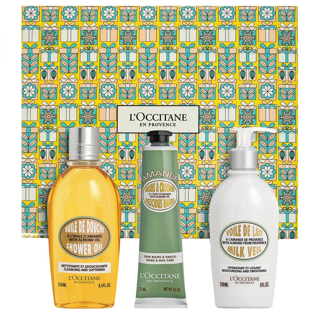 L'OCCITANE  Christmas 2023 Smooth & Firm Almond Collection (Worth £72.00) Image 1