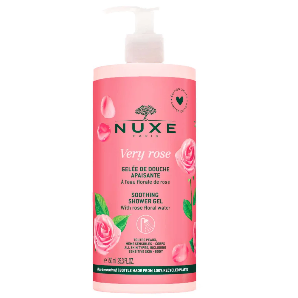 Nuxe Very Rose Soothing Shower Gel 750ml Image 1
