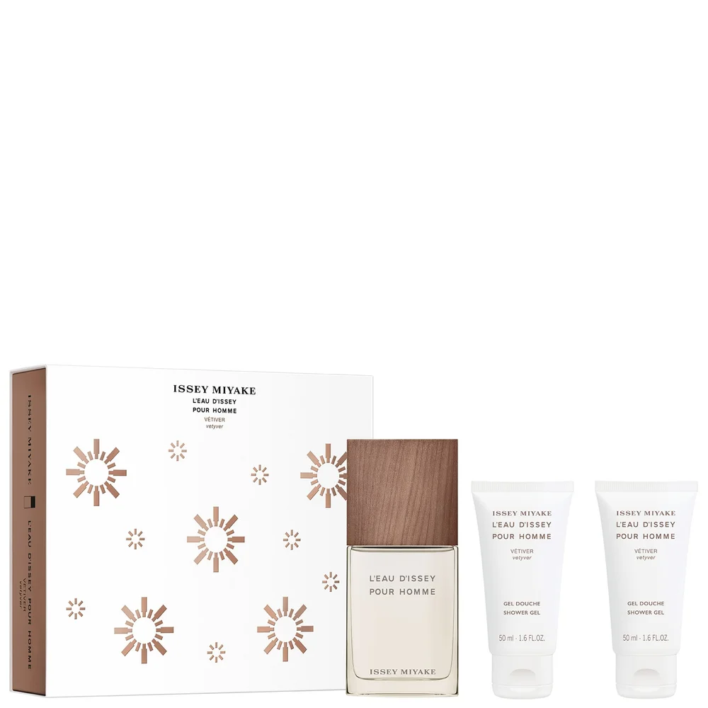 Issey Miyake L’Eau d’Issey Pour Homme Vétiver Eau de Toilette Intense Spray 50ml Gift Set Image 1