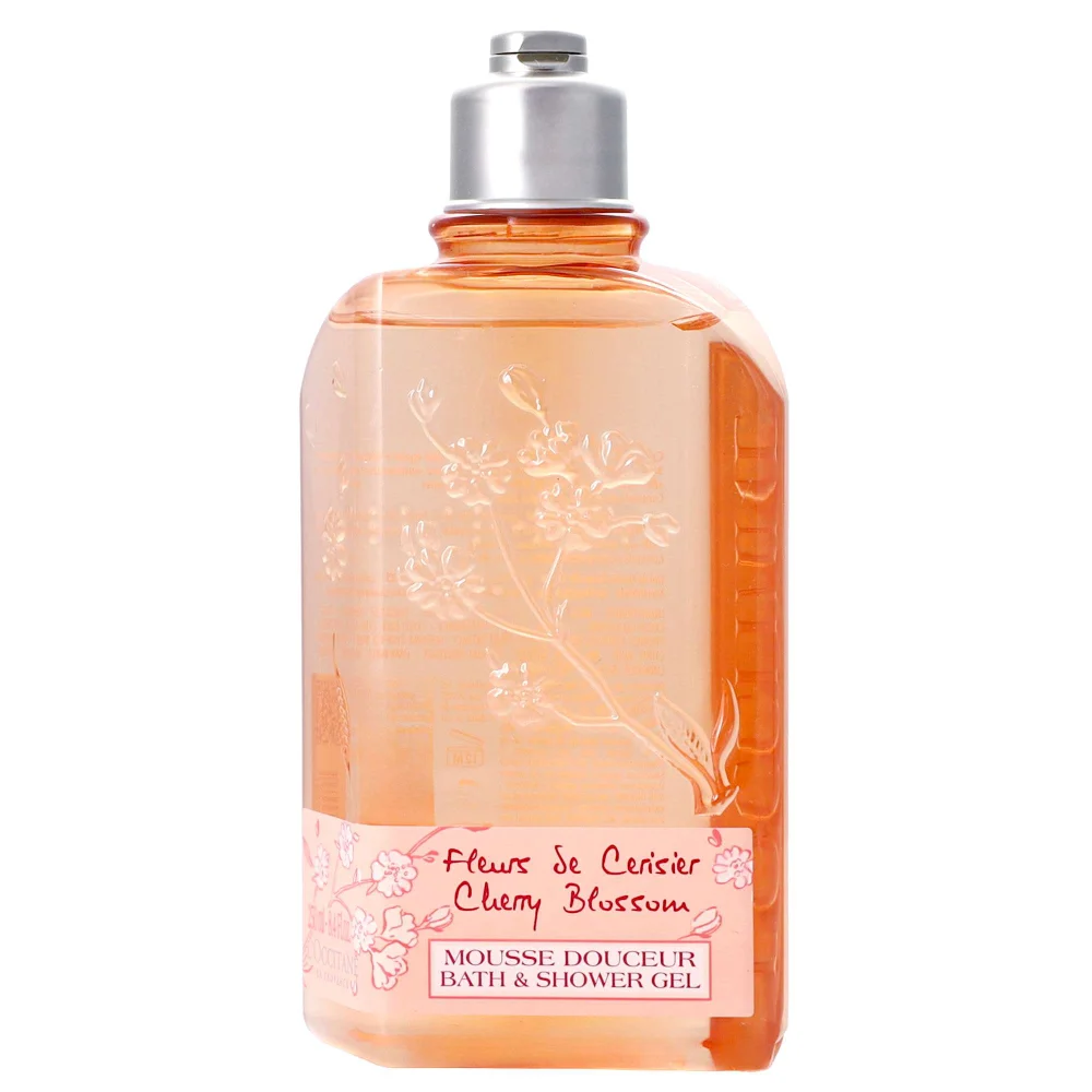 L'OCCITANE  Cherry Blossom Body & Shower Gel 250ml Image 1