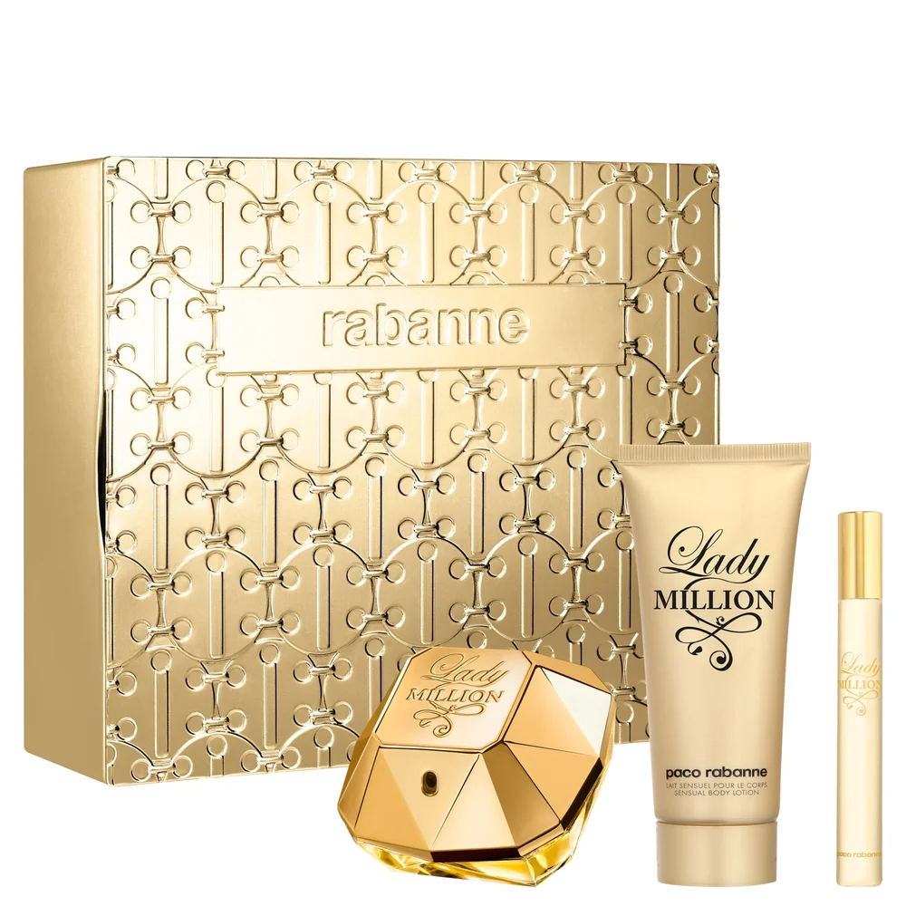 Rabanne Christmas 2023 Lady Million Eau de Parfum 80ml Gift Set ( Worth £126.25) Image 1